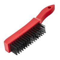 Щетка зачистная шестирядная, закаленная прямая проволока с пластиковой ручкой Matrix по ценам производителя в Уфе с доставкой по всей России