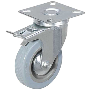 Колесо аппаратное поворотное SCgb 55 125 мм с тормозом (F) по ценам производителя в Уфе с доставкой по всей России