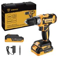 Дрель-шуруповерт аккумуляторная DEKO DKCD20-Li в кейсе, 20В, 2х2.5Ач по ценам производителя в Уфе с доставкой по всей России