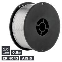 Проволока сварочная MIG, алюминий ER 4043 (AlSi5), Ø 1,0 мм, 0,5 кг по ценам производителя в Уфе с доставкой по всей России