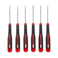 Набор отверток для точных работ Fusion, двухкомпонентная рукоятка, 6 шт, в пластиковом пенале Matrix по ценам производителя в Уфе с доставкой по всей России