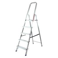 Стремянка усиленная, 5 ступеней, алюминиевая, MTX
