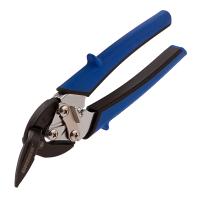 Ножницы по металлу "Piranha", 185 мм, прямой и правый рез, сталь СrM, двухкомпонентные рукоятки Gross по ценам производителя в Уфе с доставкой по всей России