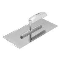 Гладилка из нержавеющей стали, 280 х 130 мм, деревянная ручка, зуб 6 х 6 мм Matrix по ценам производителя в Уфе с доставкой по всей России