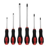 Набор ударных отверток 6 шт, PH1 х 75, PH2 х 100, PH3 х 150, SL5 х 75, SL6 х 100, SL8 х 150, CrV Matrix по ценам производителя в Уфе с доставкой по всей России