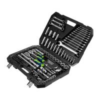 Набор инструментов, 1/2", 3/8", 1/4", пластиковый кейс 160 предм. Сибртех по ценам производителя в Уфе с доставкой по всей России