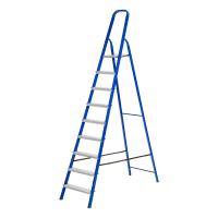 Стремянка, 9 ступеней, стальной профиль, алюминиевые ступени Сибртех по ценам производителя в Уфе с доставкой по всей России