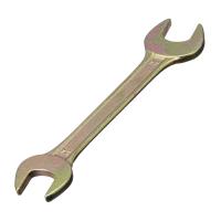 Ключ рожковый, 24 х 27 мм, желтый цинк Сибртех по ценам производителя в Уфе с доставкой по всей России