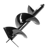 Шнек для грунта E-300, диаметр 300 мм, длина 800 мм,соединение 20 мм, несъемный нож Denzel купить в Москве с доставкой по всей России | ProtosMarket.ru