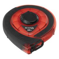 Рулетка геодезическая 30 м х 15 мм, закрытый корпус, фибергласовая лента, двусторонняя шкала, Pro Matrix по ценам производителя в Уфе с доставкой по всей России