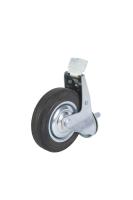 Колесо поворотное SCtB 63 160 мм резина с болтом и тормозом (F) по ценам производителя в Уфе с доставкой по всей России