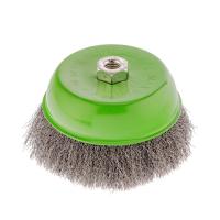 Щетка для УШМ, 150 мм, М14, "чашка", витая проволока 0.3 мм Сибртех купить в Москве с доставкой по всей России | ProtosMarket.ru