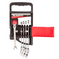 Набор ключей комбинированных, трещоточных шарнирных 5 шт. Matrix по ценам производителя в Уфе с доставкой по всей России