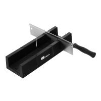 Стусло пластиковое 300х60 мм, пила 250 мм Сибртех