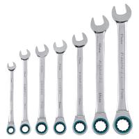 Набор ключей комбинированных с трещоткой, 8-19 мм, 7 шт, CrV Gross по ценам производителя в Уфе с доставкой по всей России