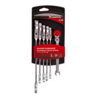 Набор ключей комбинированных, трещеточных шарнирных 6 шт Matrix по ценам производителя в Уфе с доставкой по всей России