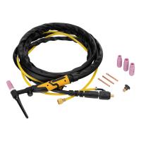 Горелка сварочная TIG WP17V, прямое подключение к баллону, 4 метра Denzel по ценам производителя в Уфе с доставкой по всей России