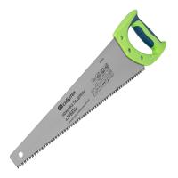 Ножовка по дереву "Зубец", 450 мм, 7-8 TPI, каленый зуб 3D, двухкомпонентная рукоятка Сибртех