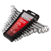 Набор ключей комбинированных, 6-22 мм, 12 шт, CrV, полированный хром Matrix по ценам производителя в Уфе с доставкой по всей России