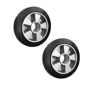 Колесо резиновое 180х50 мм без подшипника для тележек гидравлических BF/BF-III/DF-III/RHP/AC/DF/CW2 по ценам производителя в Уфе с доставкой по всей России