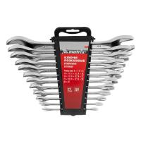 Набор ключей рожковых 12 шт, (6-32мм) CrV, EllipticaL зеркальное хромирование Matrix по ценам производителя в Уфе с доставкой по всей России