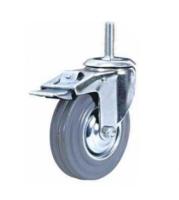 Колесо поворотное резина SCtb 63 160 мм с болтом и тормозом по ценам производителя в Уфе с доставкой по всей России