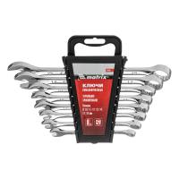 Набор ключей комбинированных, 8-19 мм, 8 шт, CrV, полированный хром Matrix по ценам производителя в Уфе с доставкой по всей России