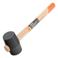 Киянка резиновая, 225 г, черная резина, деревянная рукоятка Sparta по ценам производителя в Уфе с доставкой по всей России