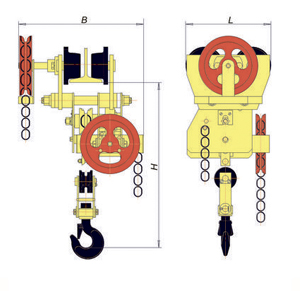 Таль ручная червячная передвижная ТРЧП 10,0 т 12 м по ценам производителя в Уфе с доставкой по всей России