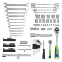 Набор инструментов, 1/2", 1/4", пластиковый кейс 89 предметов Сибртех по ценам производителя в Уфе с доставкой по всей России