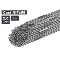 Пруток сварочный TIG, чугун (Cast NiFe55), Ø 2,0 мм, 5 кг по ценам производителя в Уфе с доставкой по всей России