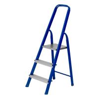 Стремянка, 3 ступени, стальной профиль, алюминиевые ступени Сибртех по ценам производителя в Уфе с доставкой по всей России