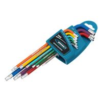 Набор ключей имбусовых Torx -TT, 9 шт: T10-T50, магнит, S2, экстра-длинные, хром/краска 9 шт Gross по ценам производителя в Уфе с доставкой по всей России