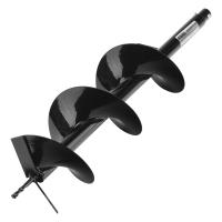 Шнек для грунта E-200, диаметр 200 мм, длина 800 мм,соединение 20 мм, несъемный нож Denzel по ценам производителя в Уфе с доставкой по всей России