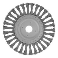 Щетка для УШМ 175 мм, посадка 22.2 мм, плоская, крученая проволока 0.5 мм Matrix купить в Москве с доставкой по всей России | ProtosMarket.ru