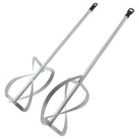 Комплект насадок для строительного миксера, 2шт., 220х560 мм, оцинкованные, хвостовик HEX13 Denzel по ценам производителя в Уфе с доставкой по всей России