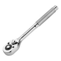 Ключ-трещотка 3/8", 45 зубьев, цельнометаллический, с быстрым сбросом, CrV, хром Сибртех по ценам производителя в Уфе с доставкой по всей России