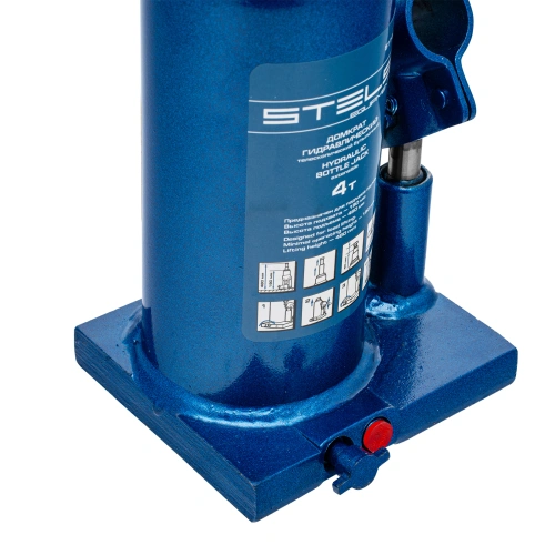 Домкрат гидравлический бутылочный телескопический, 4 т, h подъема 190-480 мм Stels по ценам производителя в Уфе с доставкой по всей России