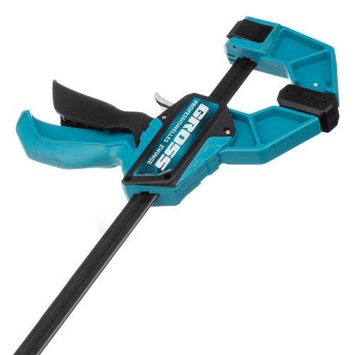 Струбцина реечная, быстрозажимная, пистолетного типа, пошаговый механизм, пластиковый корпус, 600мм Gross по ценам производителя в Уфе с доставкой по всей России