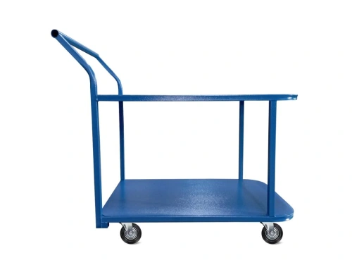 Тележка платформенная TOR ТП-2Я (600х900) 2х-ярусная (125мм) по ценам производителя в Уфе с доставкой по всей России