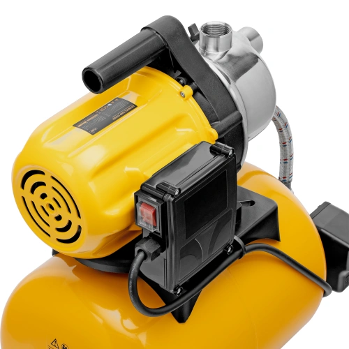 Насосная станция PS800X, 800 Вт, 3200 л/ч, ресивер 24 л, подъем 38 м, нержавейка Denzel по ценам производителя в Уфе с доставкой по всей России