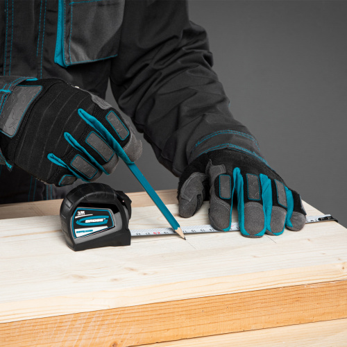 Рулетка "Doppelhaken",3 м x 16 мм,односторонний зацеп,Нейлон,двусторонняя шкала,автоматическая фиксация Gross по ценам производителя в Уфе с доставкой по всей России