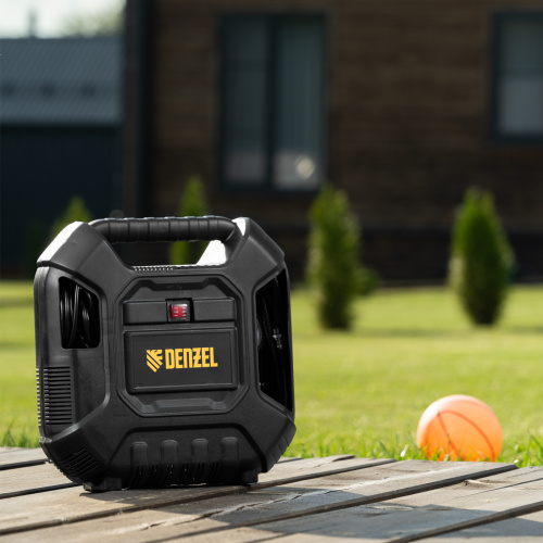 Компрессор воздушный DL1100 1.1 кВт, 180 л/мин, с набором аксессуаров Denzel купить в Москве с доставкой по всей России | ProtosMarket.ru