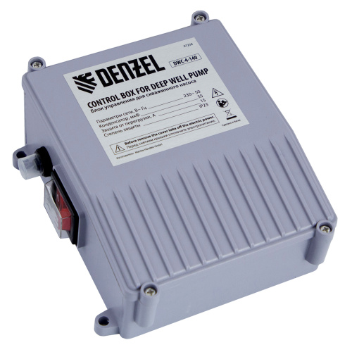 Скважинный насос DWC-4-140, центробежный, диаметр 4", 2000 Вт, 6000 л/ч, напор 140 м Denzel по ценам производителя в Уфе с доставкой по всей России