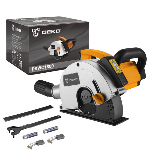 Штроборез DEKO DKWC1800, 125 мм, 1800 Вт, лазерный указатель по ценам производителя в Уфе с доставкой по всей России