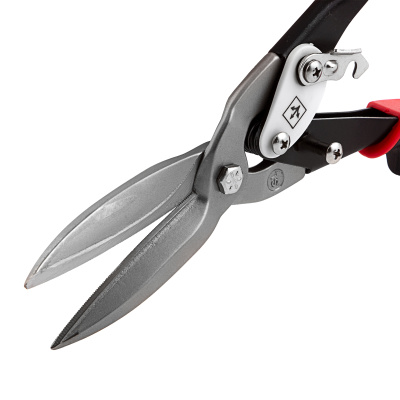 Ножницы по металлу, удлиненные, 290 мм, прямой рез, CrMo, двухкомпонентные обрезиненные рукоятки, PRO Matrix по ценам производителя в Уфе с доставкой по всей России