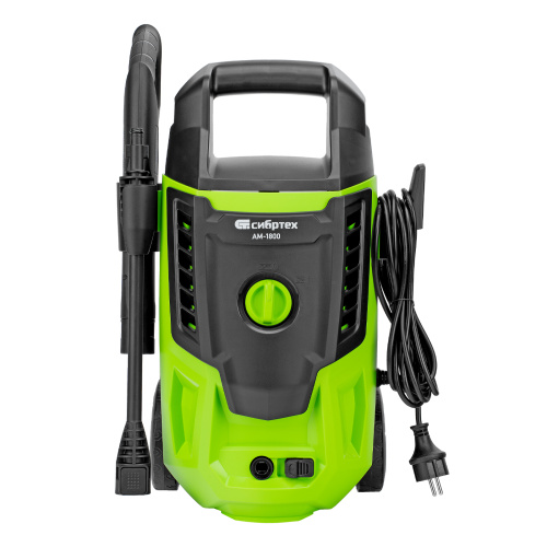 Моечная машина высокого давления АМ-1800, 1800 Вт, 140 бар, 350 л/ч, колесная Сибртех по ценам производителя в Уфе с доставкой по всей России
