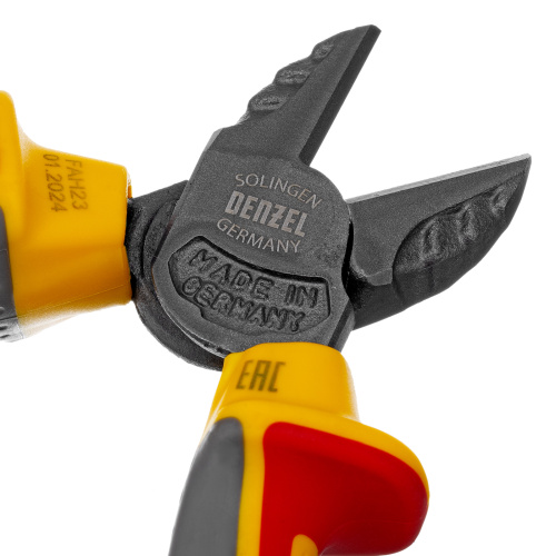 Бокорезы, диэлектрические рукоятки, до 1000 В, трехкомпонентные рукоятки, 160 мм Denzel по ценам производителя в Уфе с доставкой по всей России