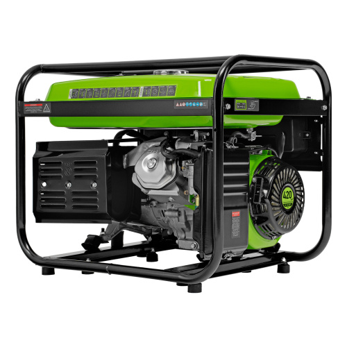 Генератор бензиновый БС-8000Э, 6,6 кВт, 230В, четырехтактный, 25 л, электростартер Сибртех по ценам производителя в Уфе с доставкой по всей России