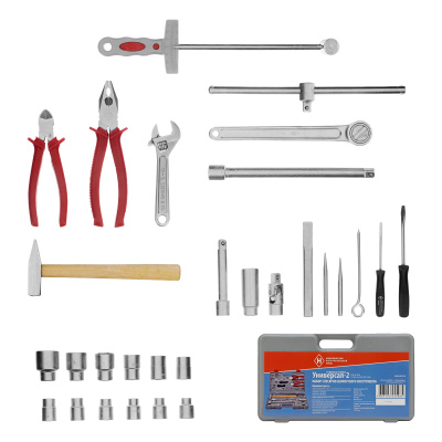 Набор слесарно-шоферского инструмента "Универсал-2", пластиковый бокс (НИЗ) по ценам производителя в Уфе с доставкой по всей России